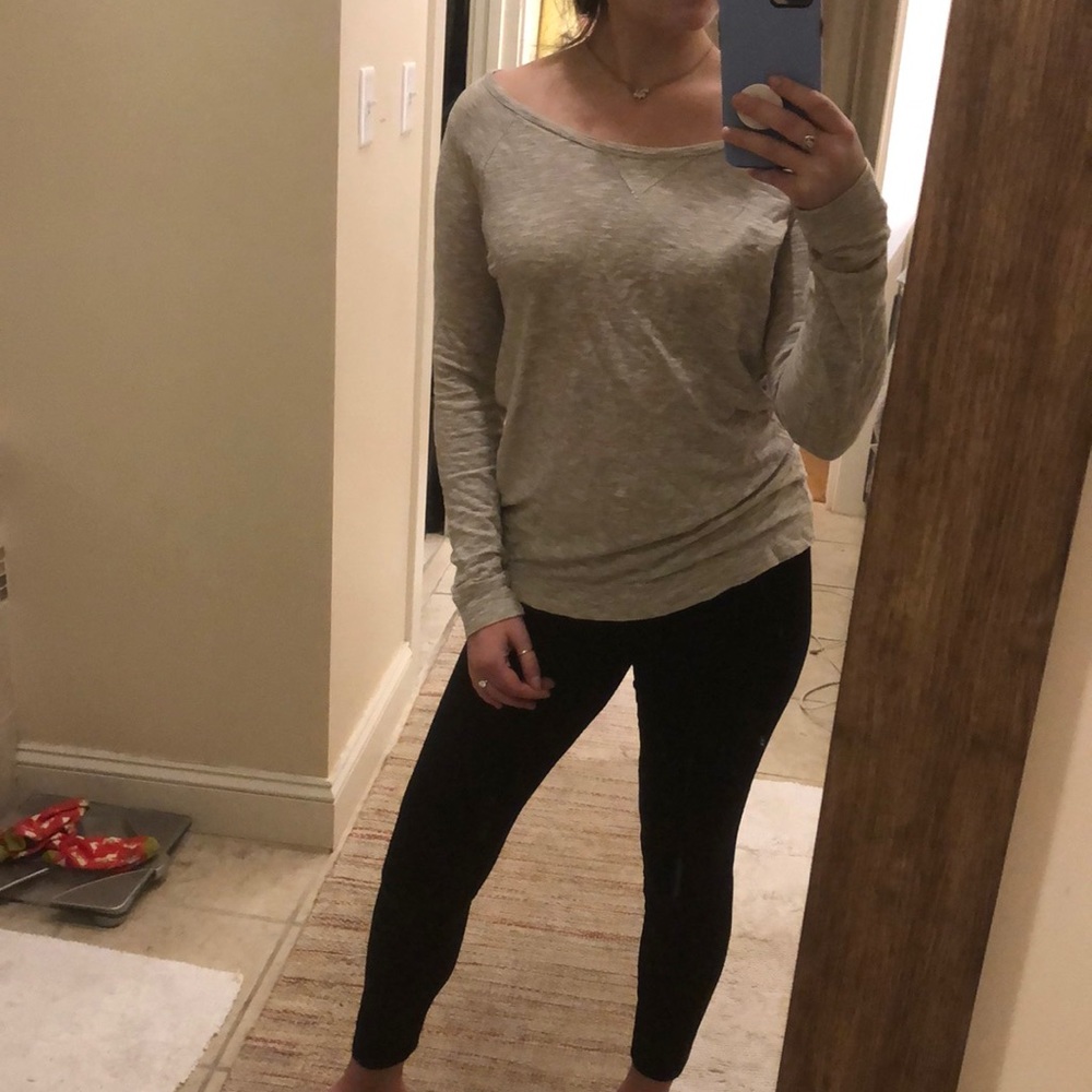 Light oatmeal J crew sweater